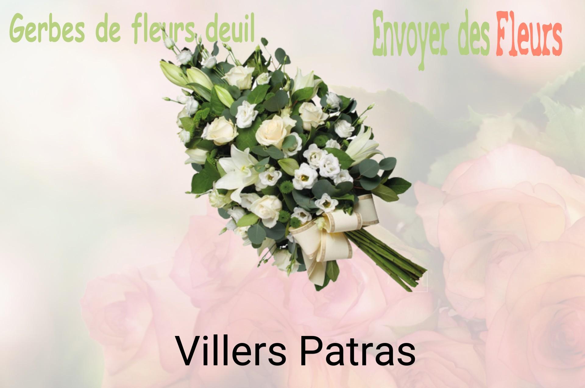 Gerbe de fleurs de deuil livrée à Villers-Patras